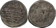 Sachsen-Coburg-Saalfeld Heller Christian Ernst und Franz Josias (1729-1745) -