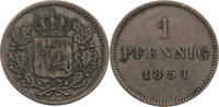 Bayern, Königreich 1 Pfennig Maximilian II. Joseph (1848-1864) - Kursmünze (1839-1856) -