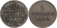Bayern, Königreich 1 Pfennig Maximilian II. Joseph (1848-1864) - Kursmünze (1839-1856) -