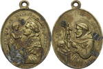 Frankreich Medaille Wallfahrtanhänger - Hl- Antonius von Padua -