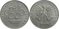 Polen, Volksrepublik 200 Zloty Olympische Spiele 1976 in Montreal -