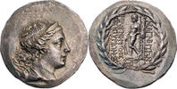 Ionien Tetradrachme Magnesia am Mäander, Büste der Artemis / Apollon an Dreifuß -