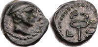 Pisidien AEs Kremna, Kopf des Hermes / Kerykeion, R! -