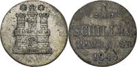 Hamburg, Stadt 1 Schilling 1846  12,00 EUR  plus 10,00 EUR verzending