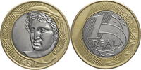 Brasilien 1 Real Kursmünze (2002-) -