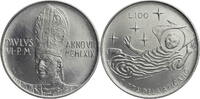 Vatikan 100 Lire Paul VI. (1963–1978) - Kursmünze -