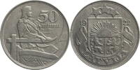 Lettland 50 Santimu Kursmünze -