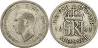 Großbritannien 6 Pence George VI. (1936-1952) - Kursmünze (1937-1946) -
