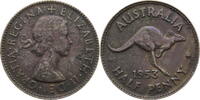 Australien Half Penny Elisabeth II. (1952-2022) - Kursmünze (1953-1955) -