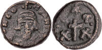 Byzanz Halbfollis (20 Nummi) Constans II., Karthago, Büste / Wert -