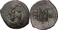 Byzanz Follis (40 Nummi) Heraclius mit Heraclius Constantinus, Constantinopolis -