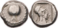 Pamphylien Stater Side, Granatapfel / Kopf der Athena -