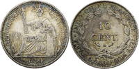 Französisch Indo-China 10 Centimes Kursmünze (1885-1895) -