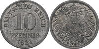 Kaiserreich 10 Pfennig Ersatzmünze des Ersten Weltkriegs (1917-1922) -