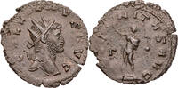Römische Kaiserzeit Antoninian Gallienus, Kopf / AETERNITAS AVG, Sol mit Globus -