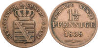 Sachsen-Coburg-Gotha 1½ Pfennige Ernst I. (1826-1844) - Kursmünze (1834-1835) -
