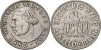 Drittes Reich 2 Reichsmark 450th Anniversary of Martin Luther -
