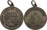 Preussen, Königreich Medaille Wilhelm I., Friedrich III. und Wilhelm II. / Burg Hohenzollern -
