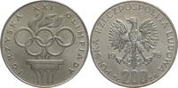 Polen 200 Zloty Olympische Spiele 1976 in Montreal -