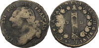 Frankreich, Konstitutionelle Monarchie 12 Deniers Ludwig XVI (1774-1792) - Kursmünze (1792-1793) - Straßburg -