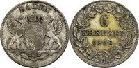 Baden 6 Kreuzer Karl Leopold Friedrich (1830-1852) - Kursmünze (1839-1856) -