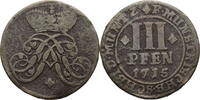 Münster, Bistum 3 Pfennige Franz Arnold von Metternich (1706-1718) -