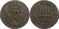 Münster, Bistum 4 Pfennige Klemens August von Bayern (1719-1761) -