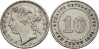 Straits Settlements 10 Cents Victoria (1837-1901) -