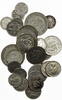 Australien Lot von 27 verschiedenen Münzen von 3 Pence, Shilling bis zum Florin -