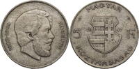 Ungarn 2x1 Pengö, 5 Forint Lot von 3 verschiedenen Münzen -