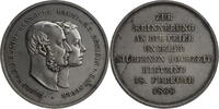 Braunschweig-Calenberg-Hannover Medaille Zur Erinnerung an die silberne Hochzeit - Georg V. und Marie -