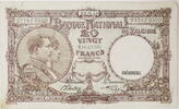 Belgien 20 Francs Banknote - Albert und Elisabeth -