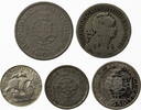 Portugal, Macau, Mosambik 1 Lot Portugal und Kolonien - 5 verschiedene Münzen -