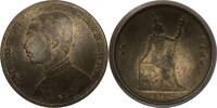 Thailand 1/2 Att / 1 Solot Rama V. (1868-1910) - Bangkok Ära - Kursmünze (1887-1905) -