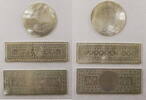 Macau, China Spielmarke 3 Perlmutttokens -