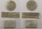 Macau, China Spielmarke 3 Perlmutttokens -