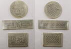 Macau, China Spielmarke 3 Perlmutttokens -