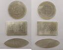 Macau, China Spielmarke 3 Perlmutttokens -