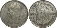 Weimarer Republik 3 Reichsmark Zum 100. Todestag Goethes -