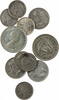Australien Lot von 10 Silbermünzen von 3 Pence bis zum Shilling -