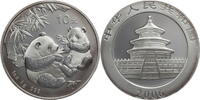 China, Volksrepublik 10 Yuan 1 Oz Silber Panda -