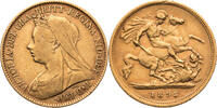 Großbritannien 1/2 Sovereign 1895 Victoria (1837-1901) - Kursmünze (1893... 395,00 EUR  plus 7,00 EUR verzending