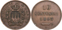 San Marino 10 Centesimi Kursmünze (1875-1894) -