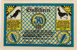 Königsberg in Preußen (Kaliningrad) 50 Pfennig Gutschein - blau / hellblau -