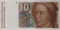 Schweiz 10 Franken Banknote - Euler - Us. EWy und HM -