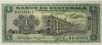 Guatemala 1 Quetzal Banknote -