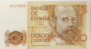 Spanien, Königreich 200 Pesetas Leopoldo Alas Clarín -