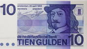 Niederlande 10 Gulden Serienschein - Frans Hals -