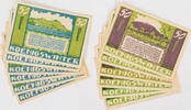 Königswinter 13x50 Pfennig Lot von 13 verschiedenen Scheinen -