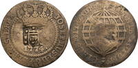 Brasilien 10 Reis durch Gegenstempel zu 20 Reis aufgewertet Josef I. (1750-1777) -